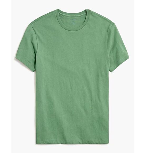 J. Crew L0029 Green crewneck cotton tee size M NWT - Picture 2 of 6